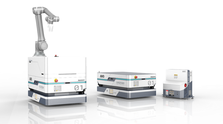 球速体育數位開發的自主式移動機器人（AMR250M），搭配全向輪並結合AI演算法、2D LiDAR、3D攝影機等技術，協助客戶實現產線全自動化